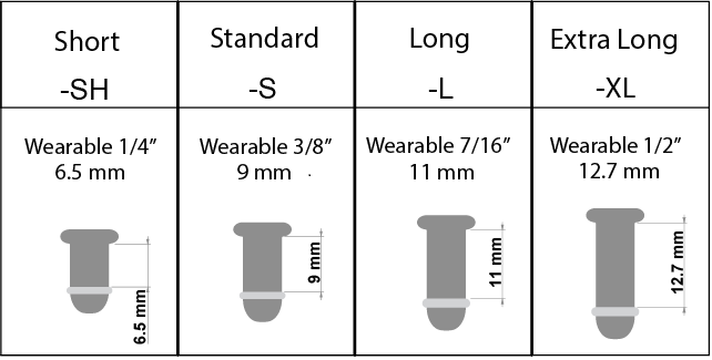 Simple Plugs, Black - Gorilla Glass