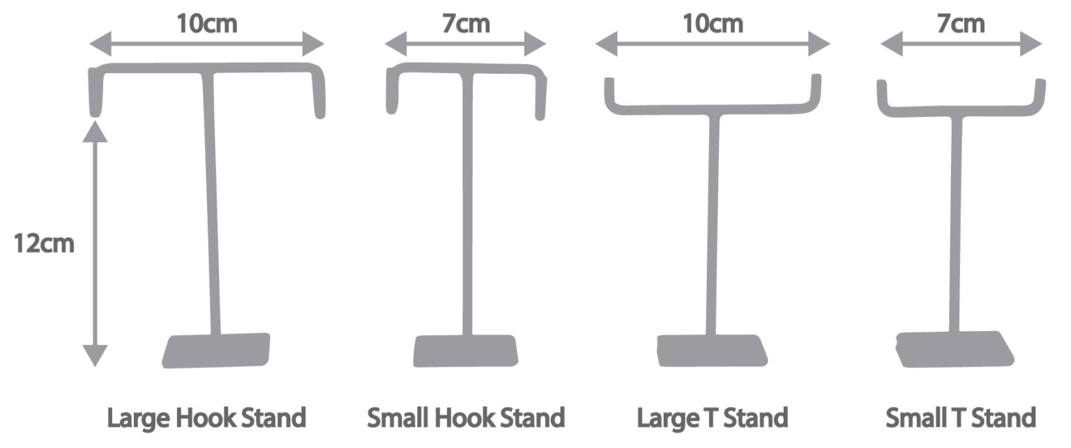Steel Stands Gorilla Glass